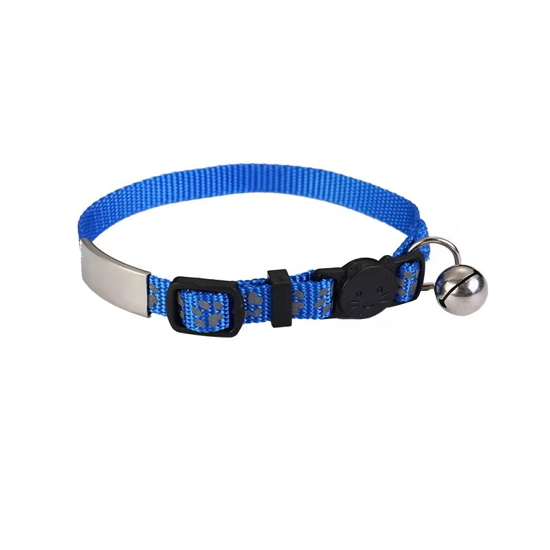 Kattenhalsband gegraveerd met naam en telefoonnummer