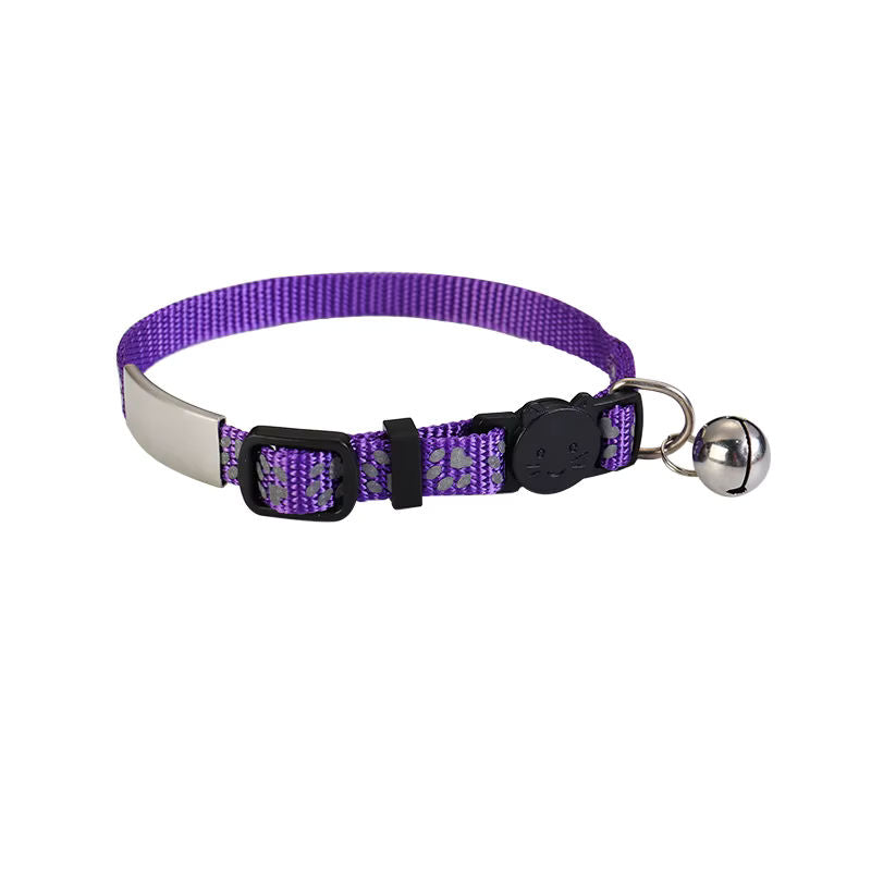 Kattenhalsband gegraveerd met naam en telefoonnummer