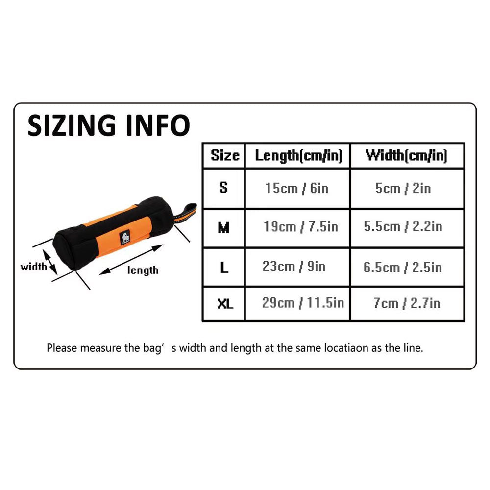 Truelove Leckerli-Zak Snack Dummy Neongeel – S tot XL, ritssluiting, robuust
