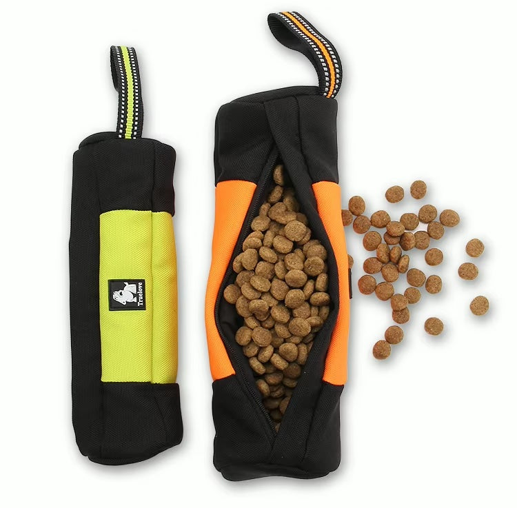Truelove Leckerli-Zak Snack Dummy Neongeel – S tot XL, ritssluiting, robuust