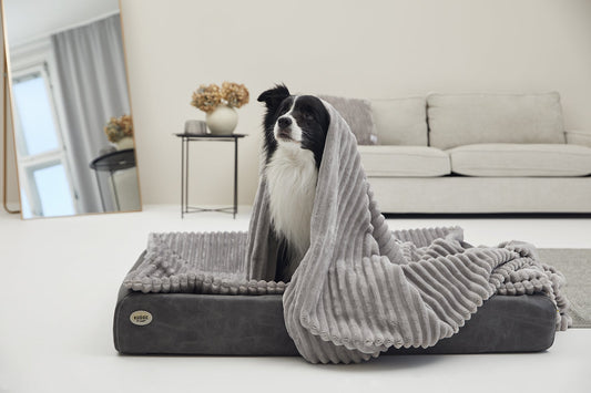 Knuffeldeken VÄRME Brede rib