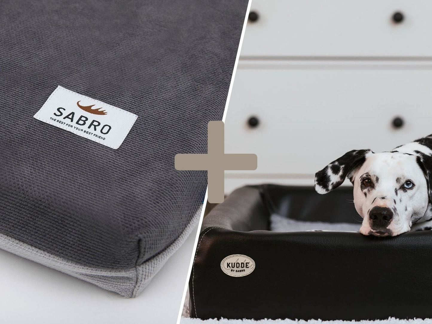 Orthopedisch-Plus Bundel | KUDDE Hondenbed + Mumin Inleg Alltid