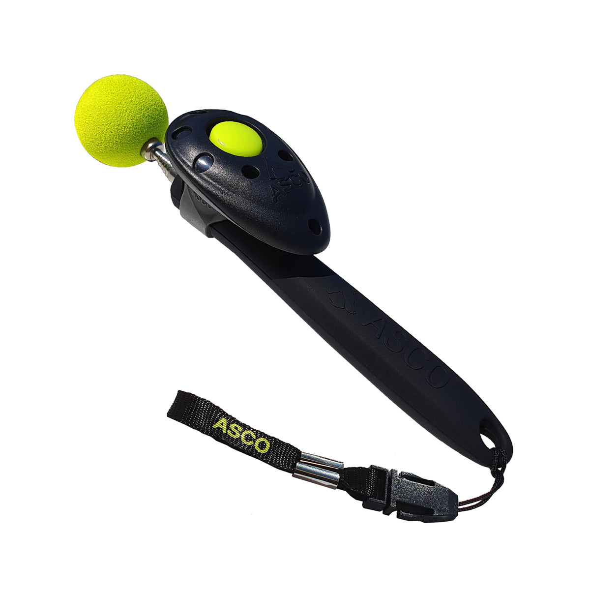 ASCO ClickStick - Richtstok met afneembare premium clicker - Richtstok voor hond kat clickertraining - Verlengbare richtstok met extra clicker - Richtstok voor richttraining