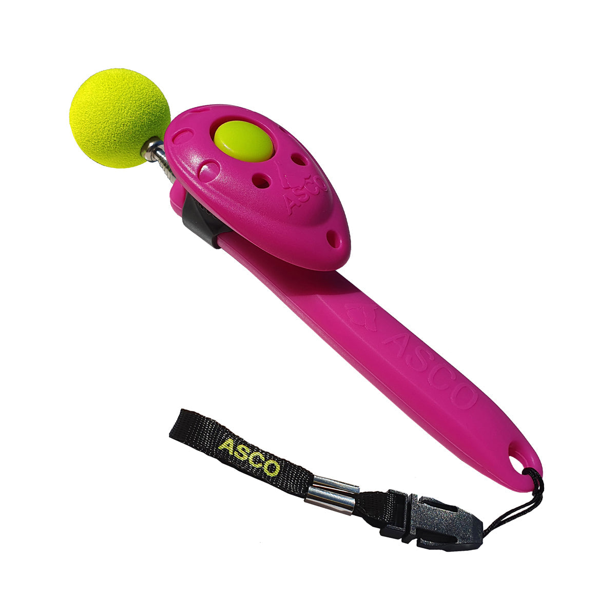 ASCO ClickStick - Richtstok met afneembare premium clicker - Richtstok voor hond kat clickertraining - Verlengbare richtstok met extra clicker - Richtstok voor richttraining