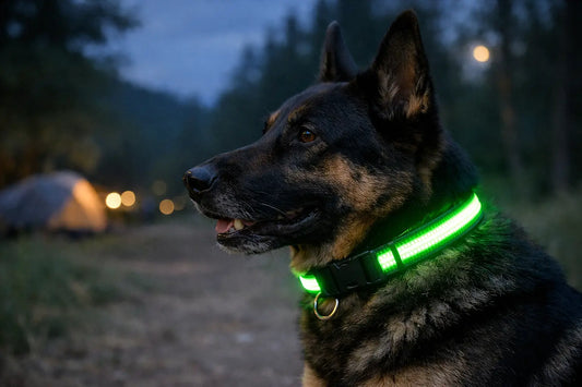 Bestes Halsband für Nachtsicht beim Hund wählen