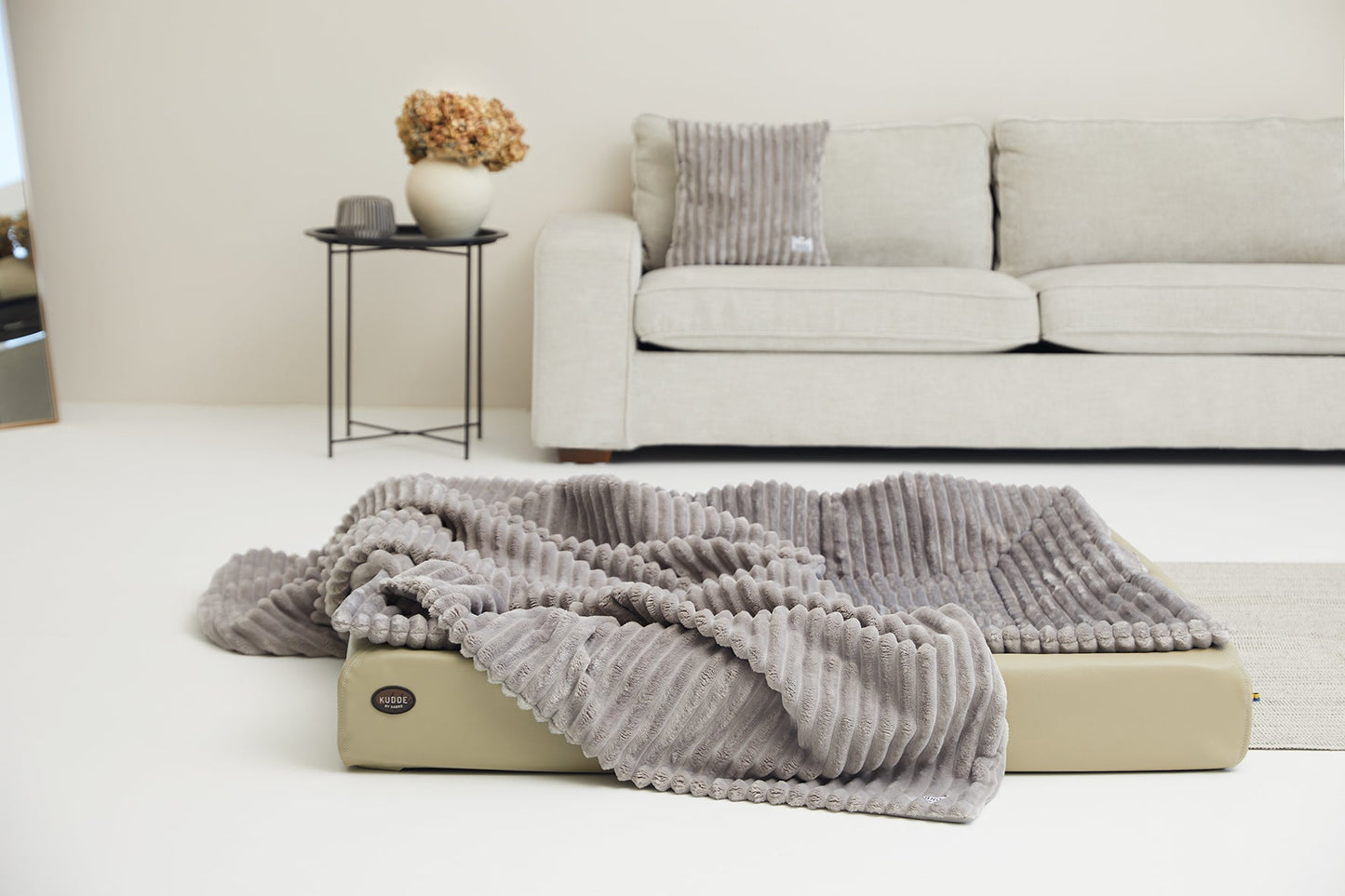 Knuffeldeken VÄRME Brede rib 