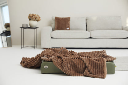 Knuffeldeken VÄRME Brede rib 