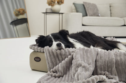 Knuffeldeken VÄRME Brede rib 