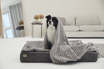 Knuffeldeken VÄRME Brede rib 