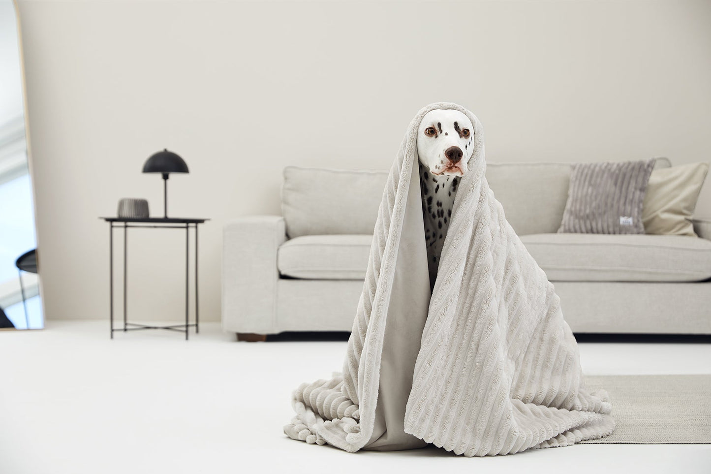 Knuffeldeken VÄRME Brede rib 