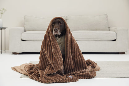 Knuffeldeken VÄRME Brede rib 