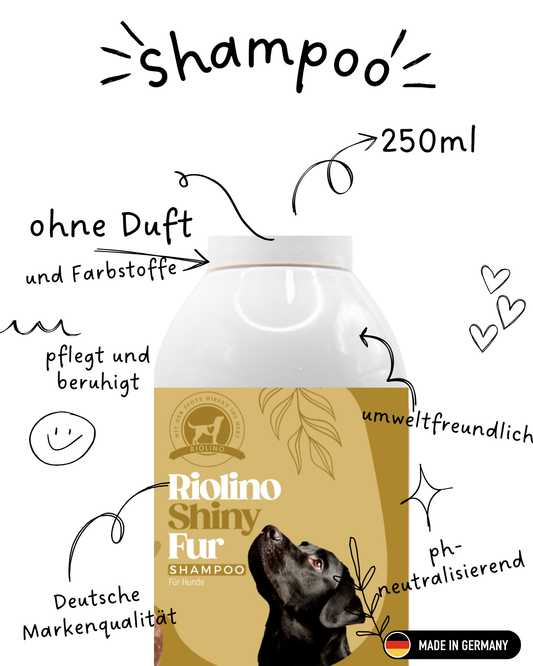 Riolino Shiny Fur Shampoo - Milde verzorging voor een glanzende vacht