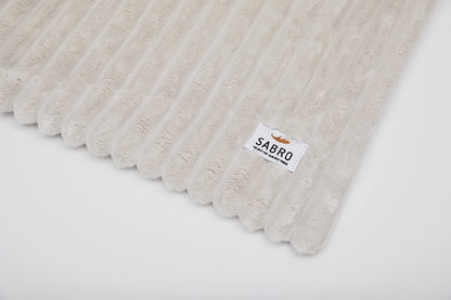 Knuffeldeken VÄRME Brede rib 