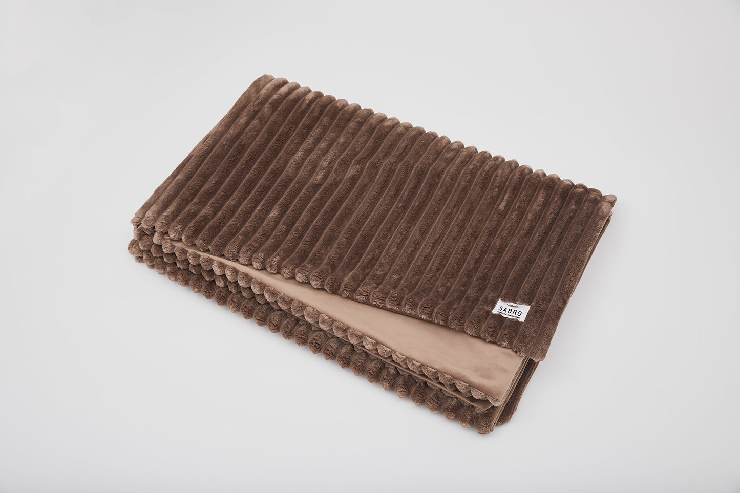 Knuffeldeken VÄRME Brede rib 