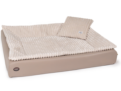 All-In Relax Bundle | KUDDE Hundebett + Einlage & Kissen
