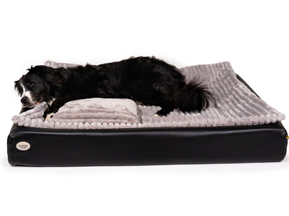 All-In Relax Bundle | KUDDE Hundebett + Einlage & Kissen
