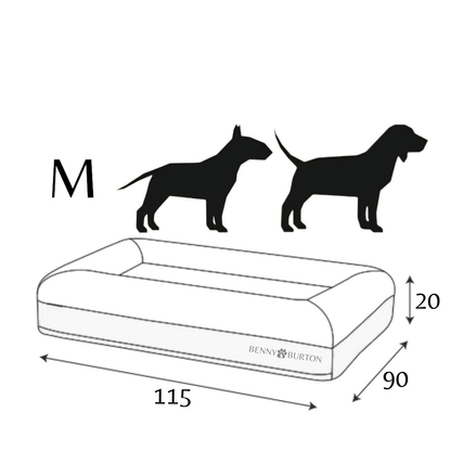 Hondenbed Barklay maat M met bouclékussen 