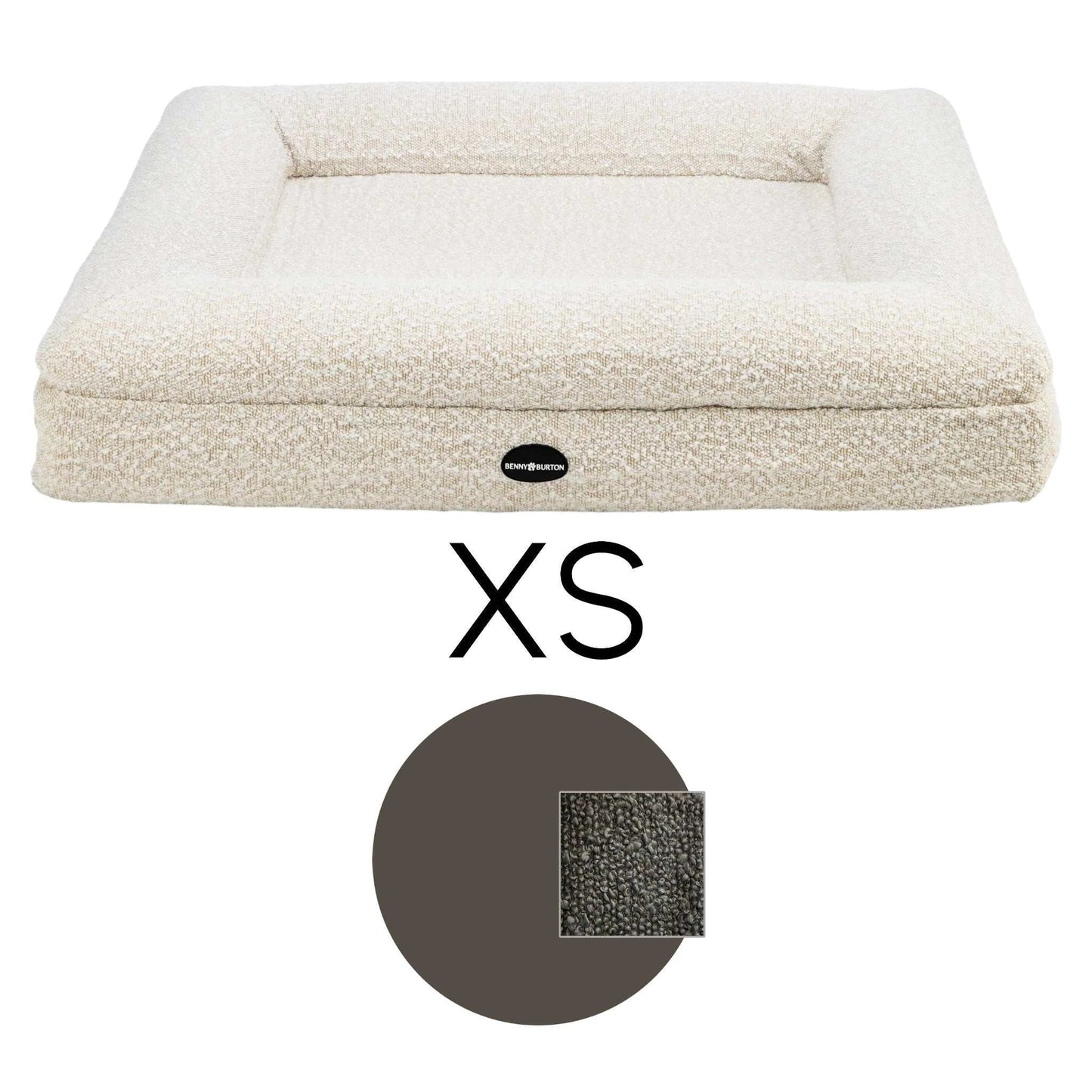 Hondenbed Barklay maat XS met Bouclé hoes 