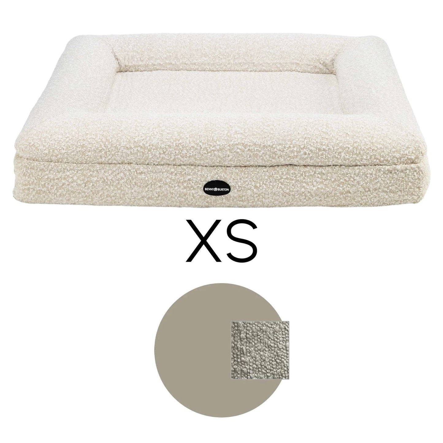 Hondenbed Barklay maat XS met Bouclé hoes 