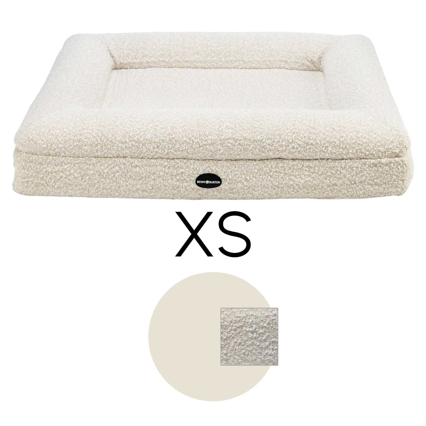 Hondenbed Barklay maat XS met Bouclé hoes 