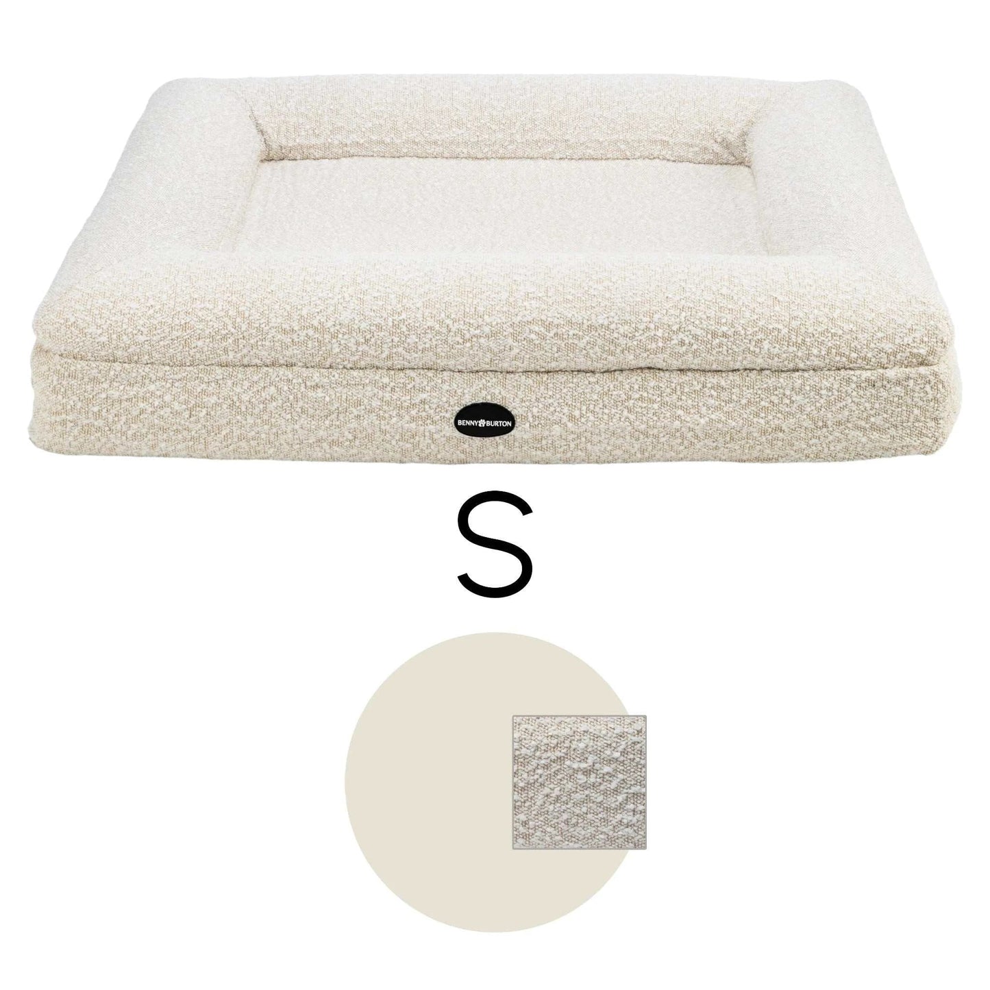 Hondenbed Barklay maat S met Bouclé hoes 