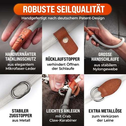 LeichtLaufLeine® korte lijn en oefenlijn voor betere lijnbegeleiding 