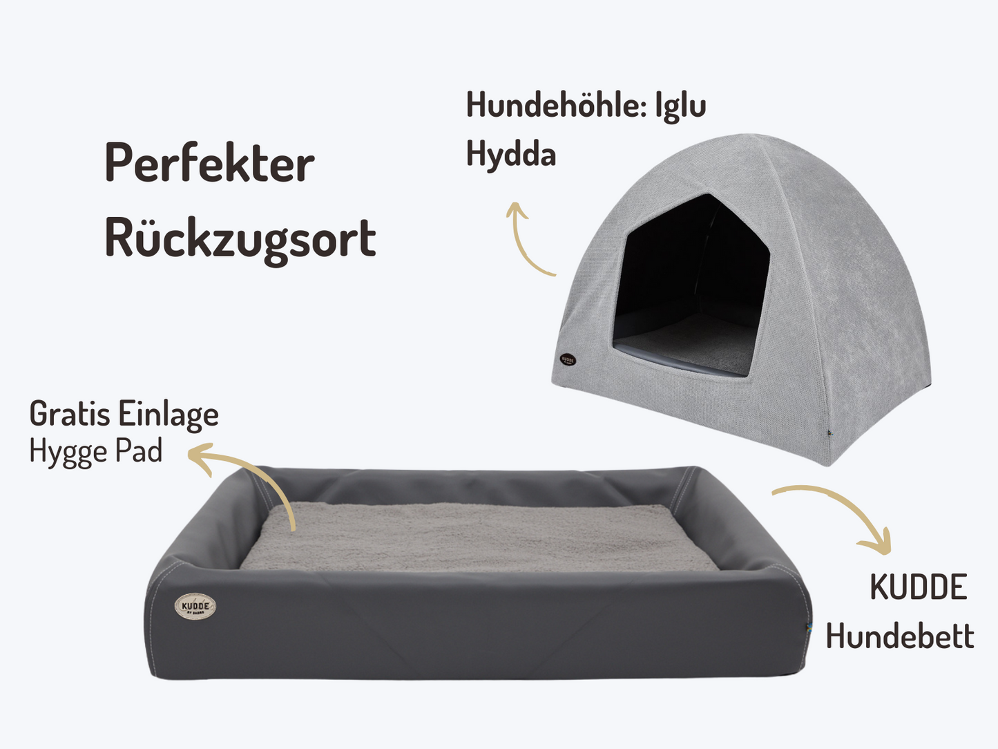 Hondengrot Bundel | KUDDE + Iglo Hydda
