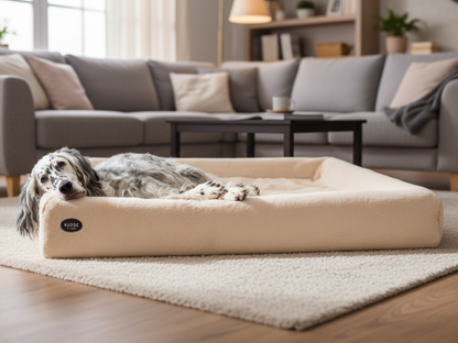 Hundebett KUDDE Kuschelfell (vegan)