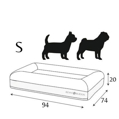 Hondenbed Barklay maat S met Bouclé hoes 