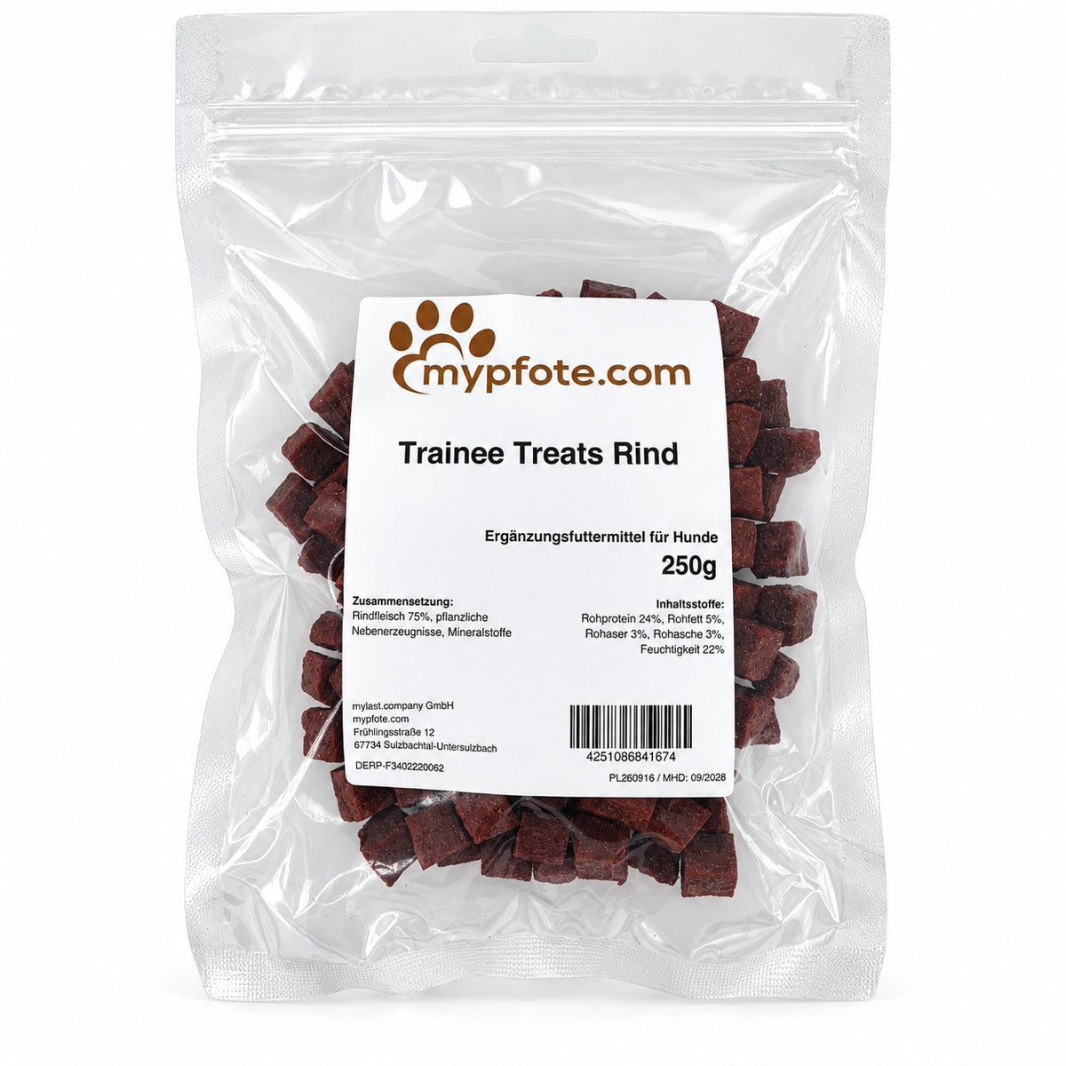 mypfote.com Trainee Treats – Trainingssnacks voor honden | 250 g 